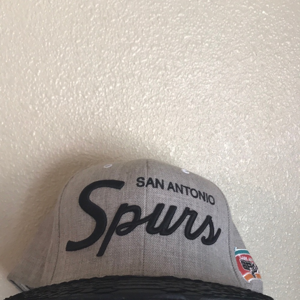 Grey and Black San Antonio Spurs python skin hat